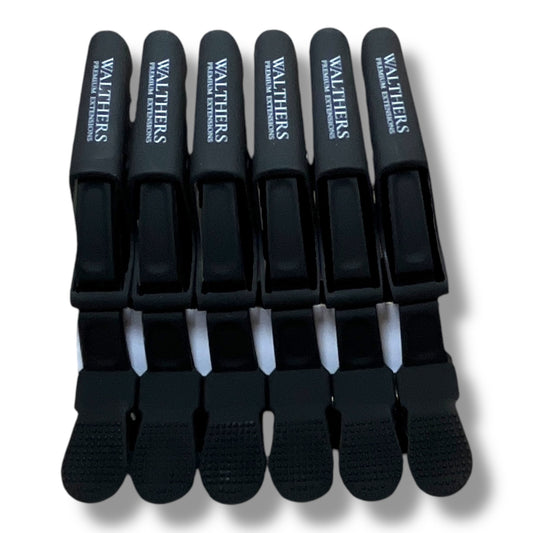 Matte Krokodil Clips mit Gripp (6x) - Walthers Premium Extensions